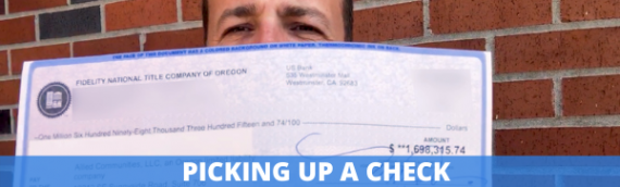 Picking Up A Check